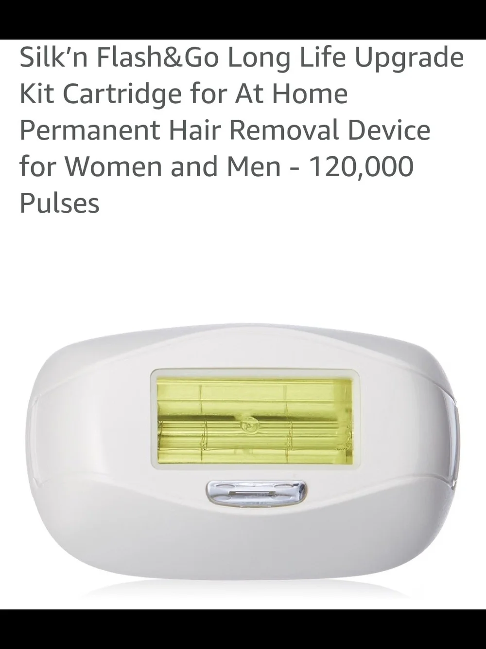 Flash&Go Replacement Cartridge - White with Yellow Window